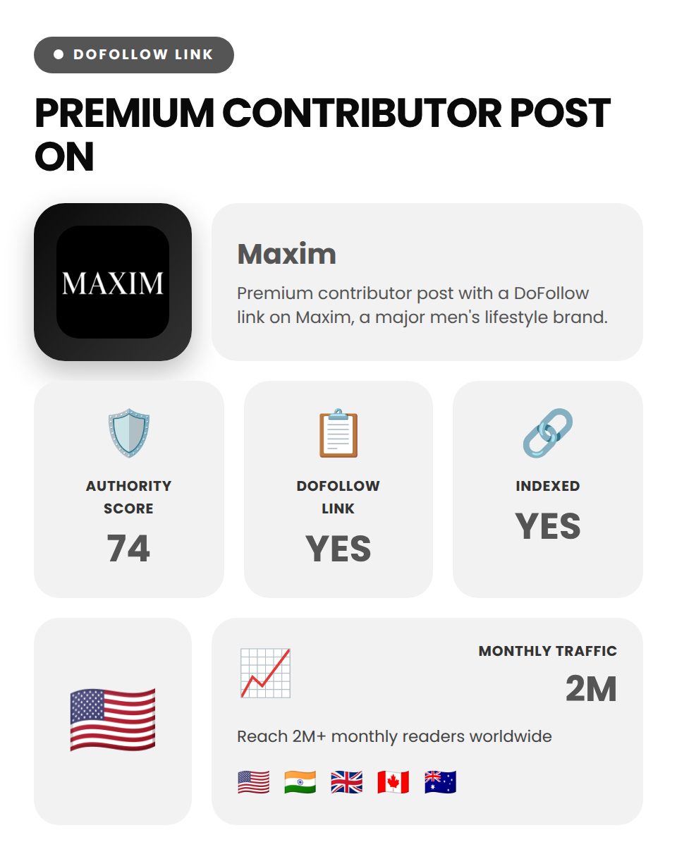 Maxim.com | DoFollow Link (Premium Contributor Post) - Image 5