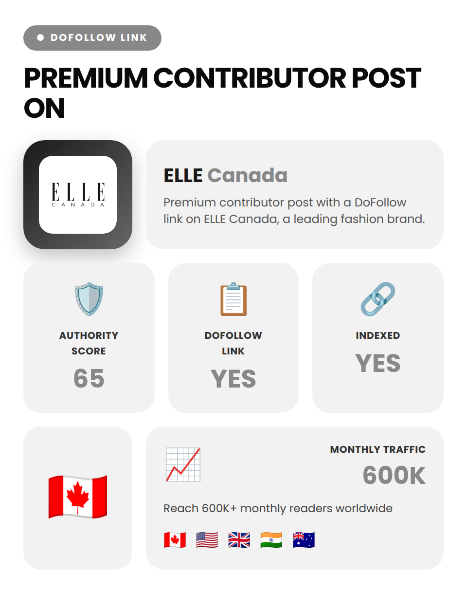 Elle (Canada) | DoFollow Link (Premium Contributor Post) - Image 5