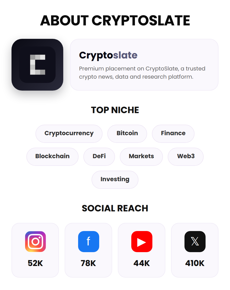 Cryptoslate (Premium Finance and Crypto Release) - Image 3