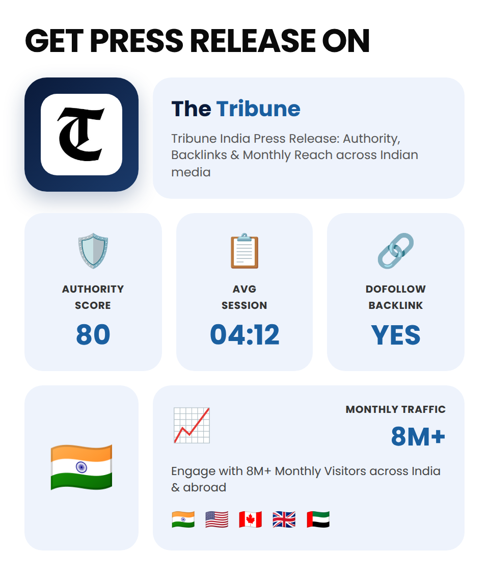Tribune India (Indian Press Release) - Image 5