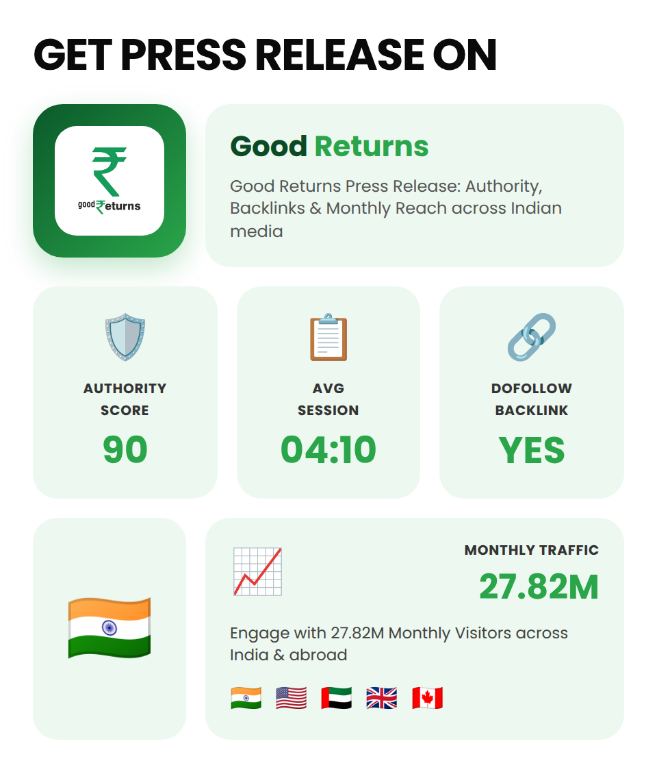 Good Returns (Indian Press Release) - Image 5