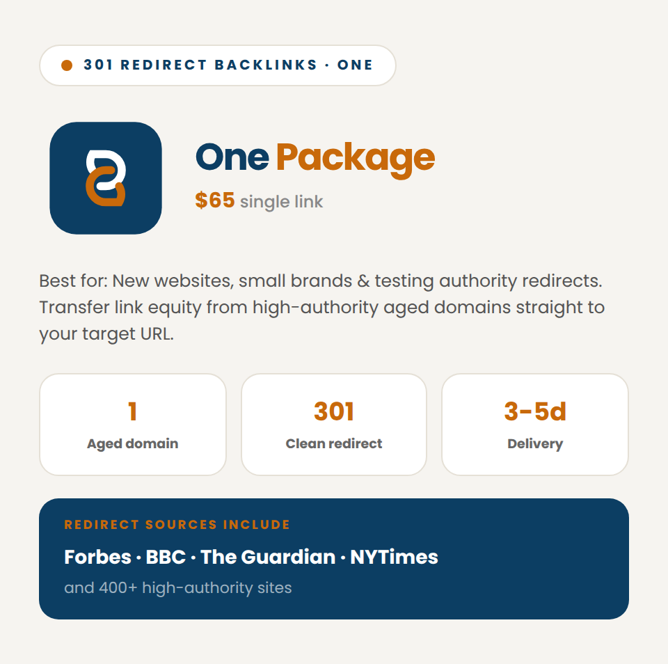 One - 301 Redirect Backlinks From FORBES, BBC, THE GUARDIAN, NYTIMES &amp; 400+ sites - Image 2