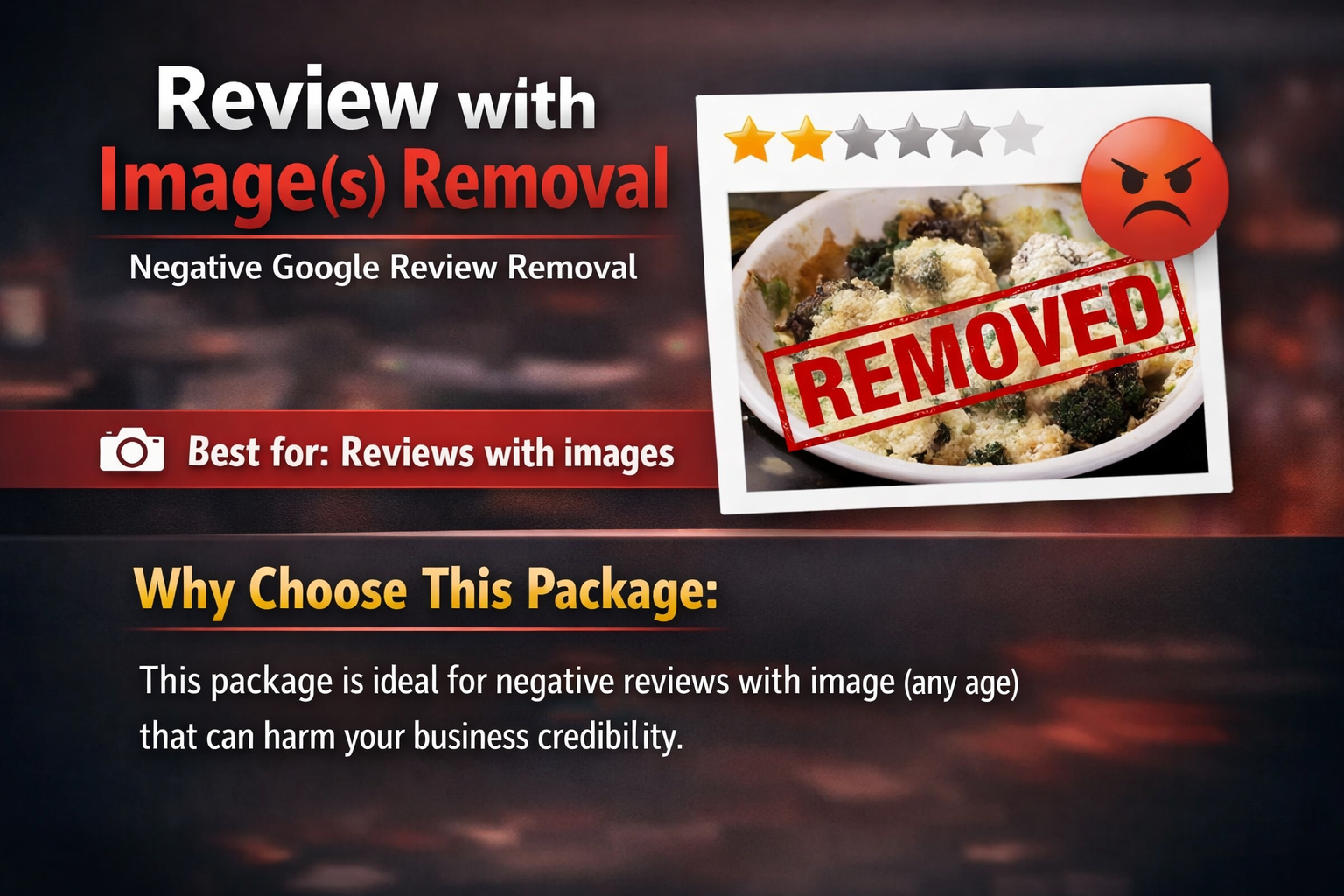 Review with Image(s) Removal (Negative Google Review Removal) - Image 1