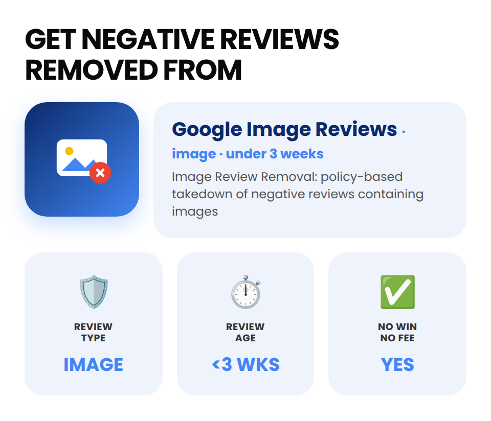 Image reviews under 3 weeks (Negative Google Review Removal) - Image 2