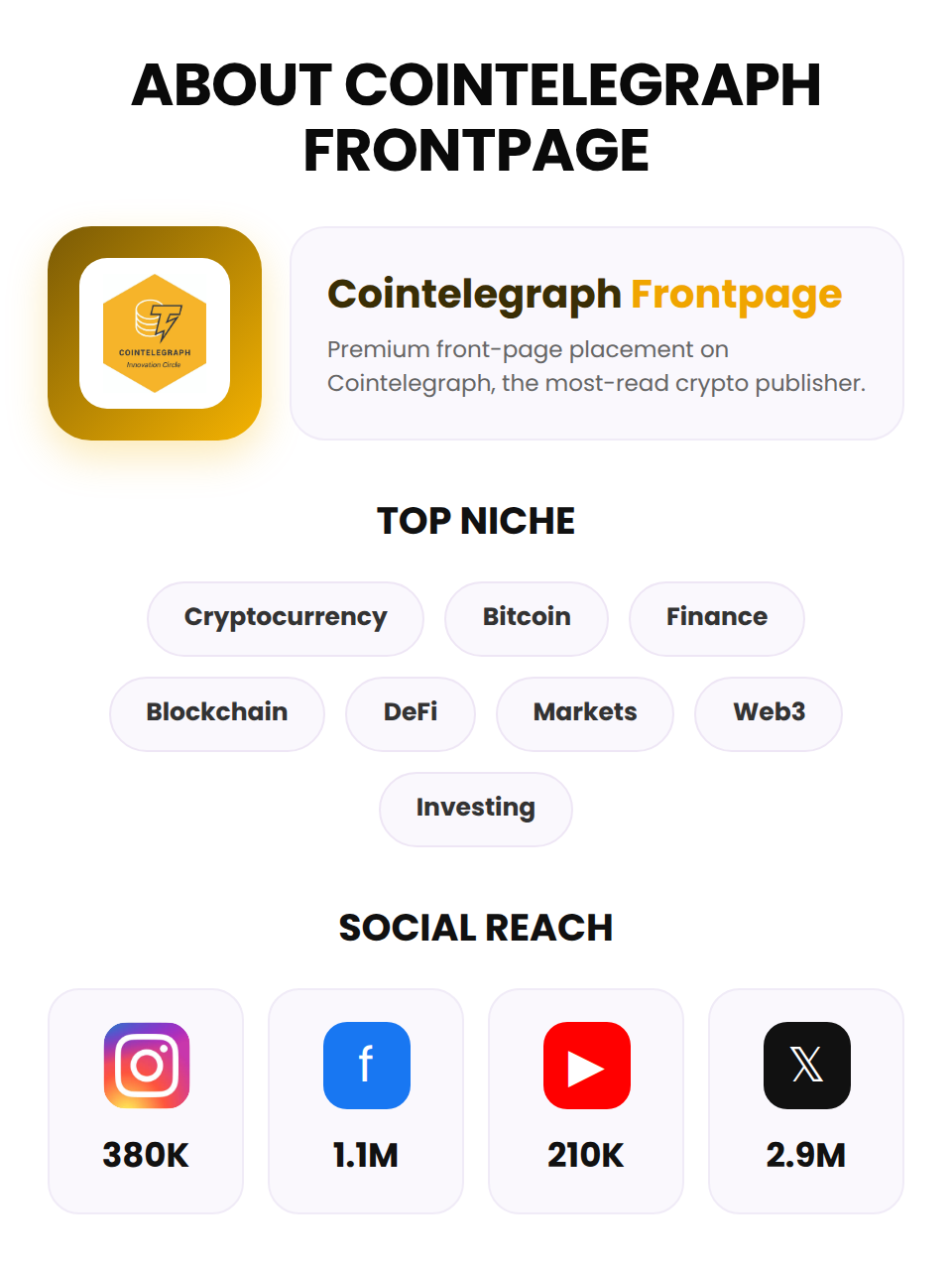 Cointelegraph Frontpage (Premium Finance and Crypto Release) - Image 3