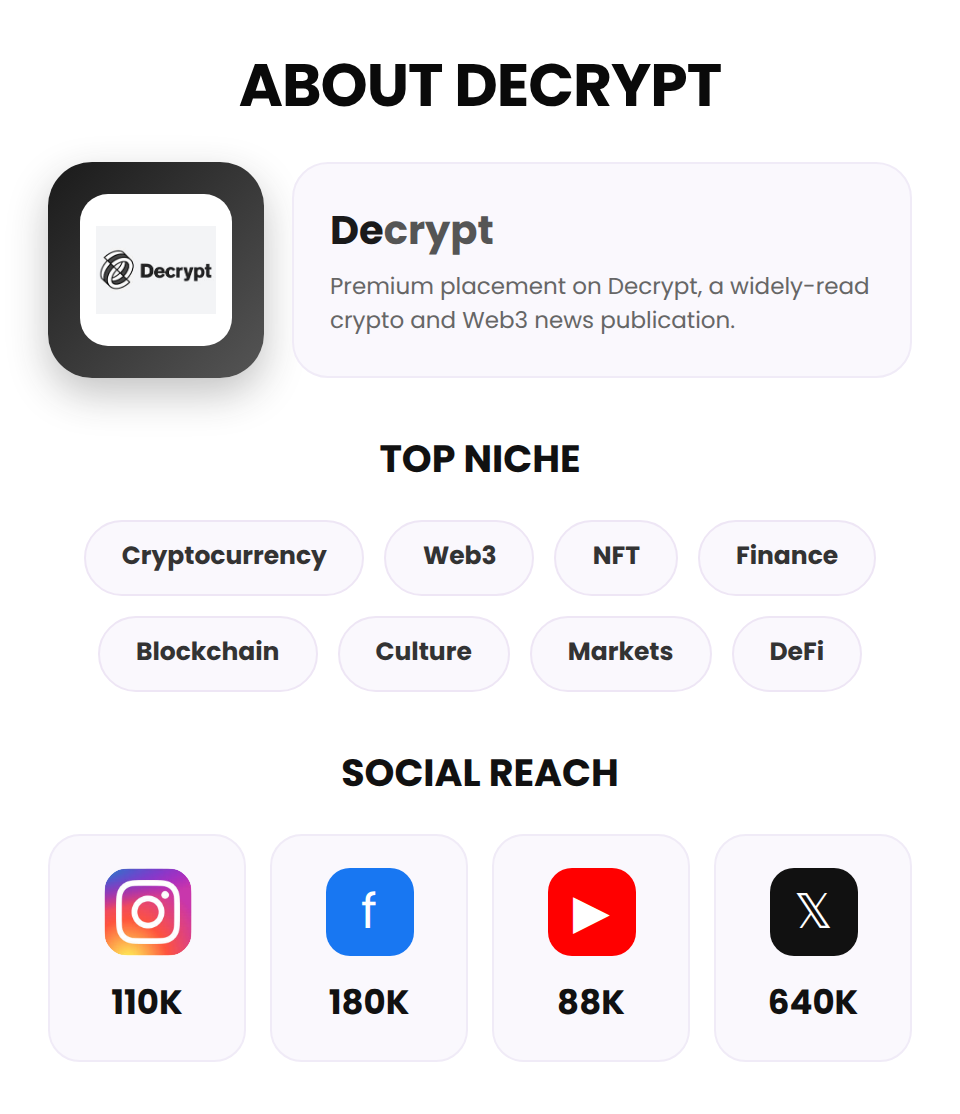 Decrypt (Premium Finance and Crypto Release) - Image 3